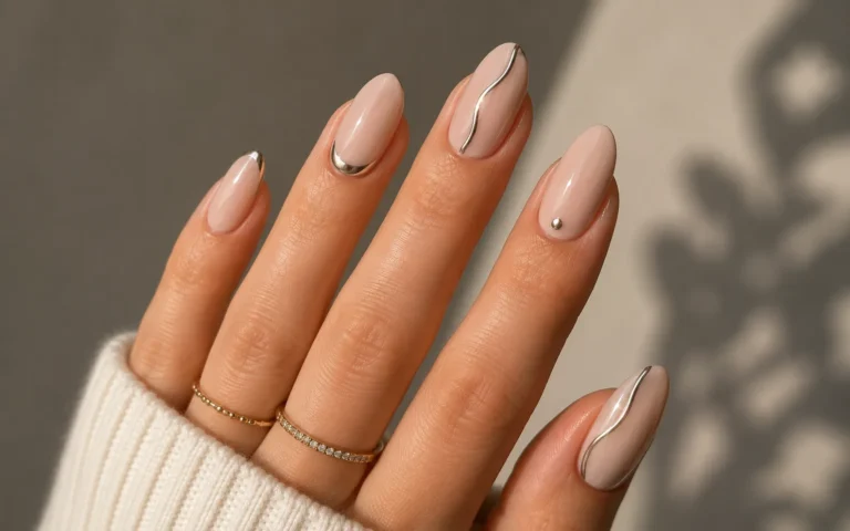 metallic chrome nails ideas