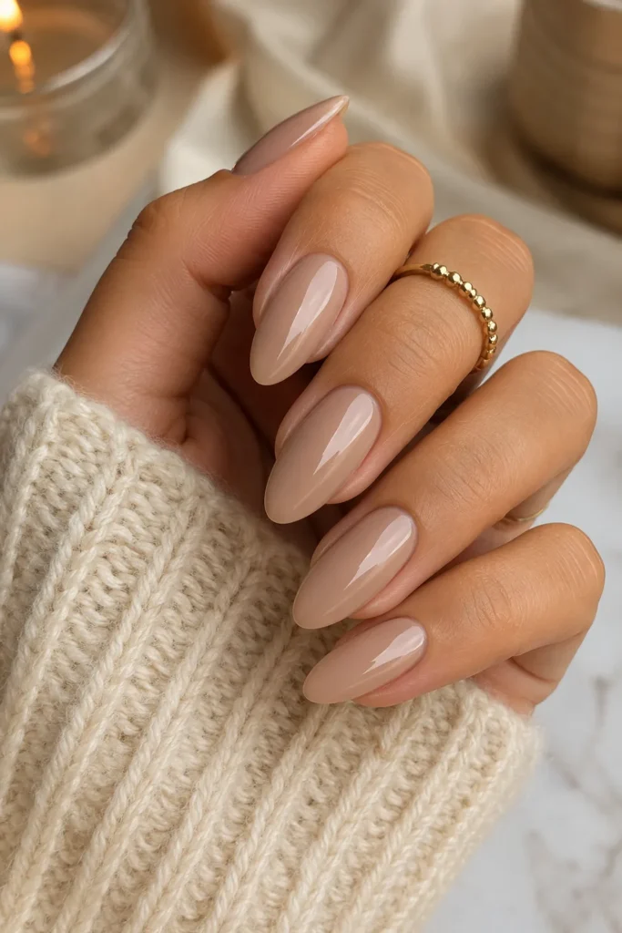 Glossy Nude Gel Perfection