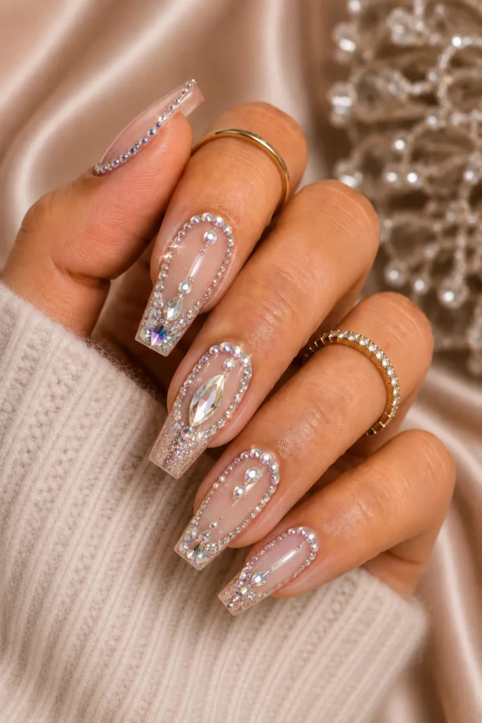 tapered square nail designs