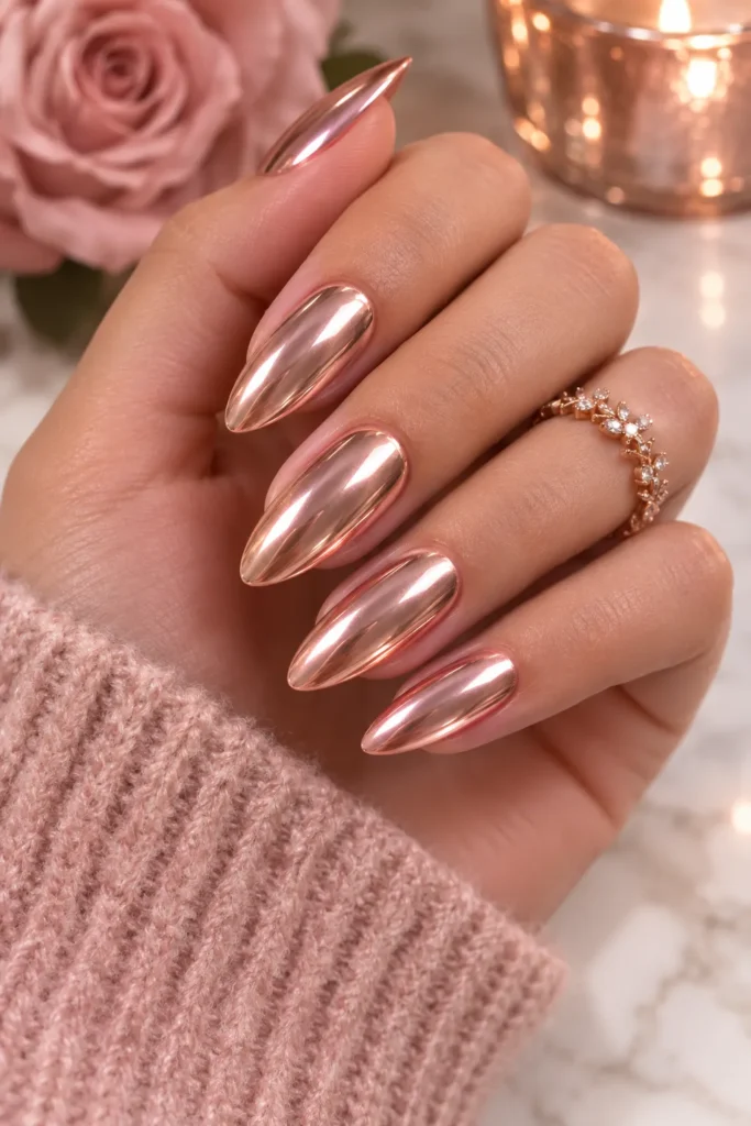 chrome nail ideas