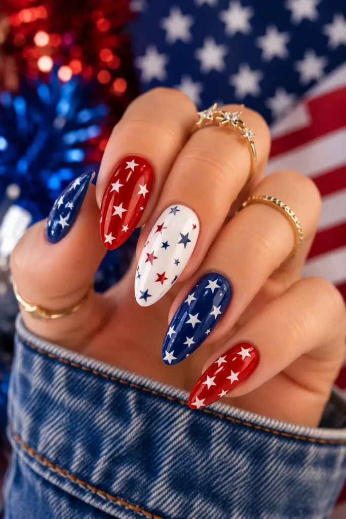 Star-Spangled Nail Art