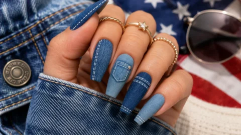 Chic Labor Day Nail Ideas