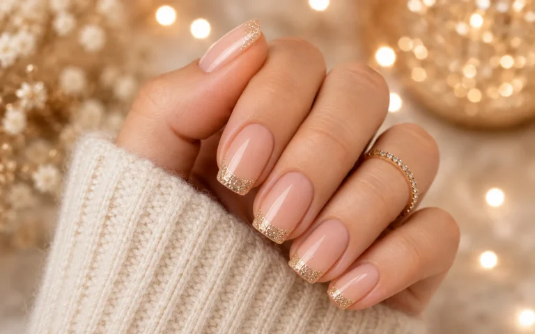 18 Glitter French Tip Nails You’ll Want to Copy