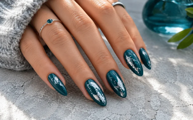 metallic foil nails
