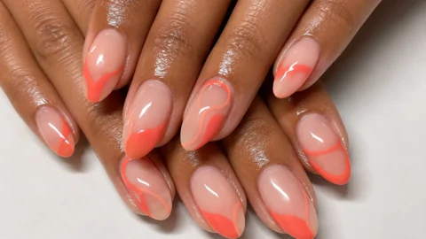 Summer Coral Nail Ideas