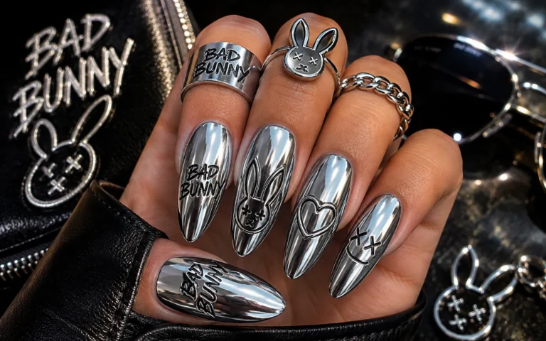 Bad Bunny Nails