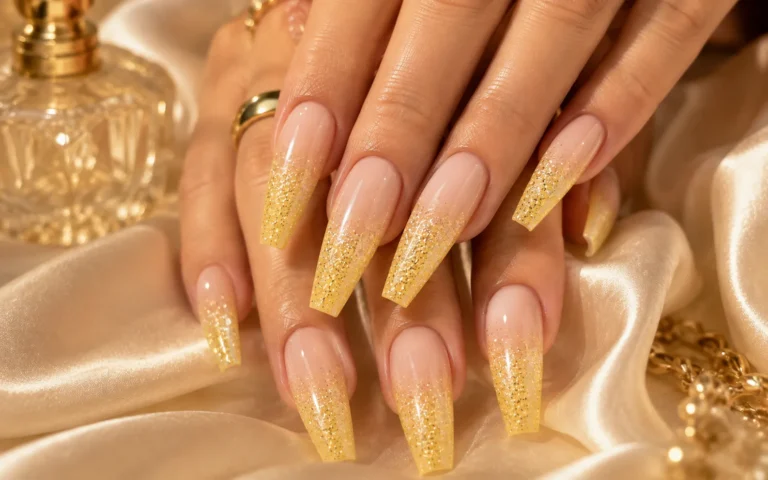 Summer Lemon Nails