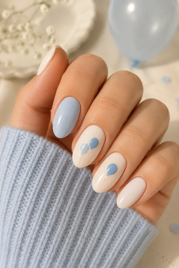 Blue Balloon Accents