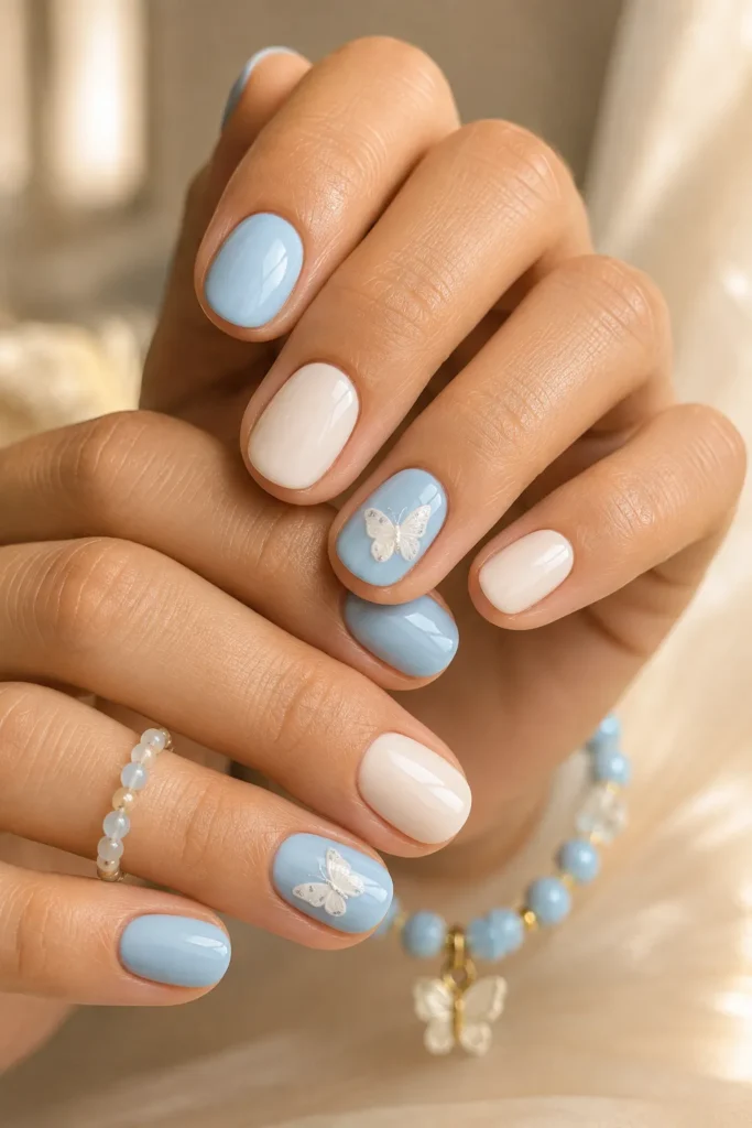 Blue Butterfly Accents