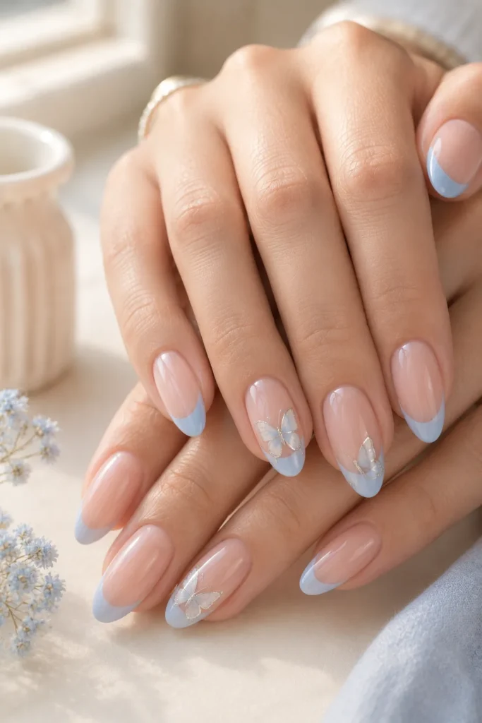 Blue Butterfly French