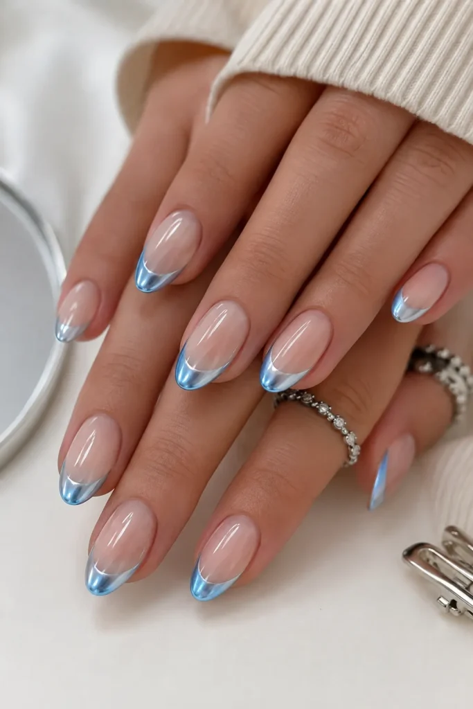 Blue Chrome Tips