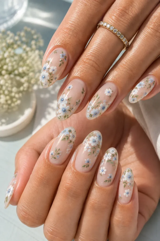 Blue Daisy Garden