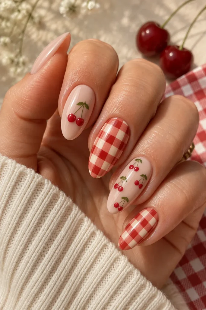 Cherry Picnic Gingham