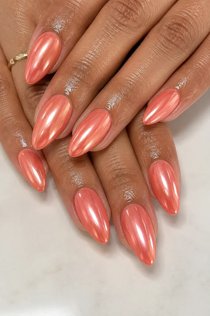 Coral Chrome Shine