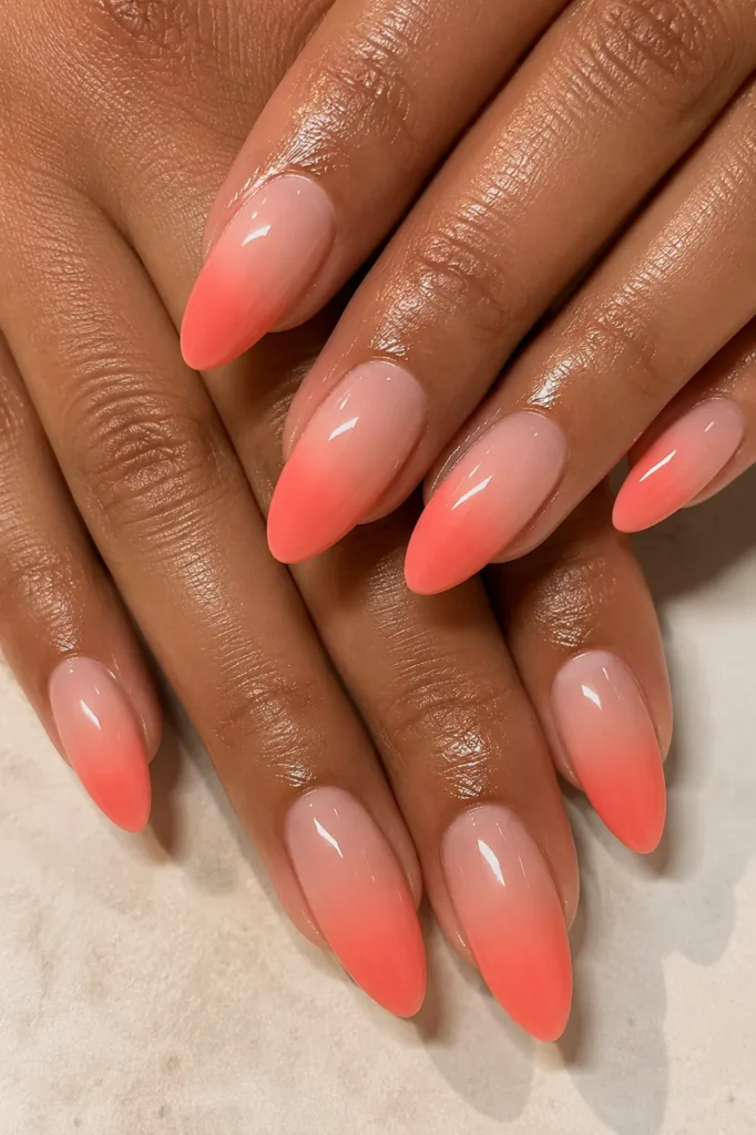 Coral Ombre Fade