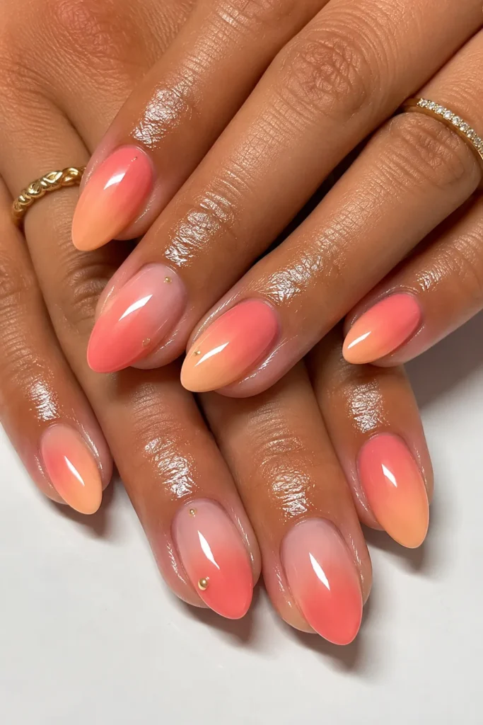 Coral and Peach Blend