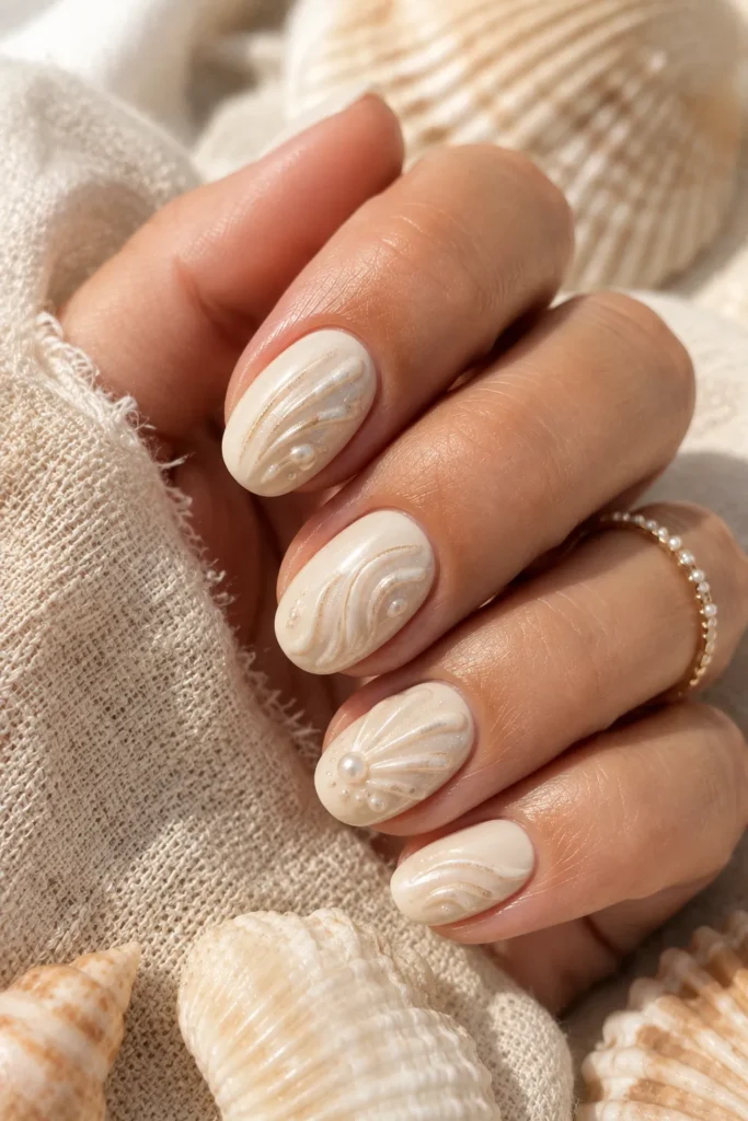 Creamy Shell Swirls
