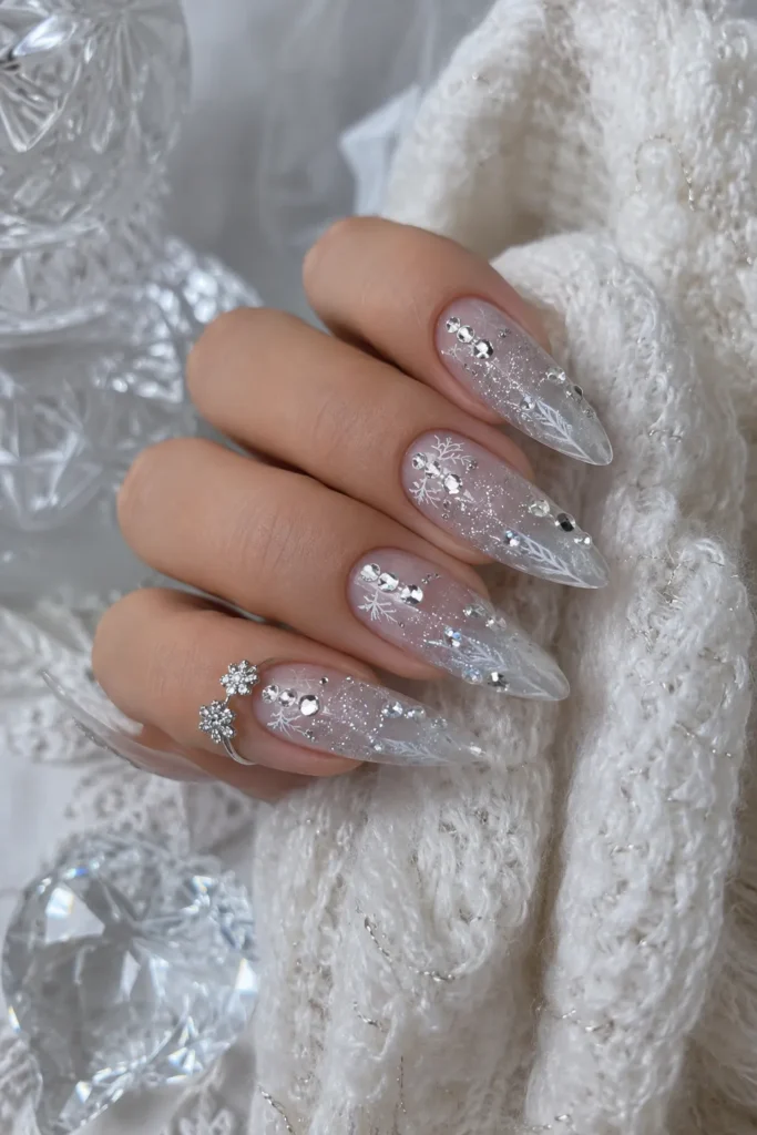 Crystal Frost Nails