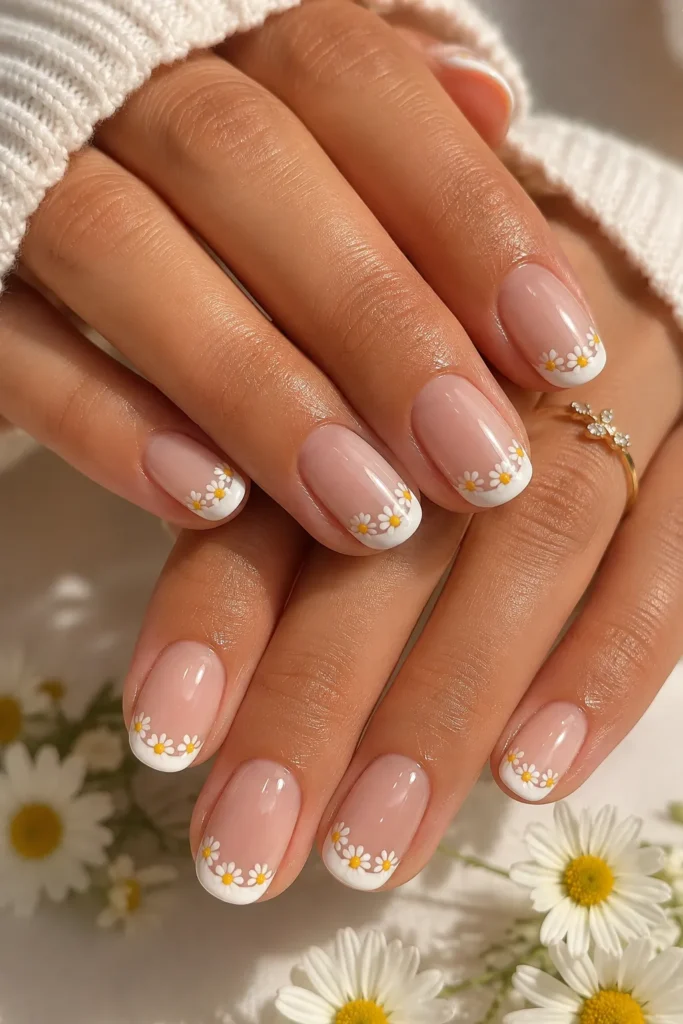 Daisy French Tips