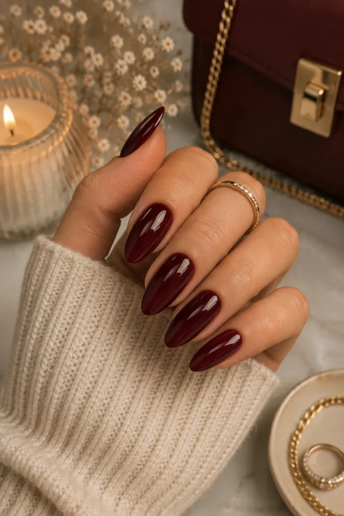 Deep Burgundy Gel