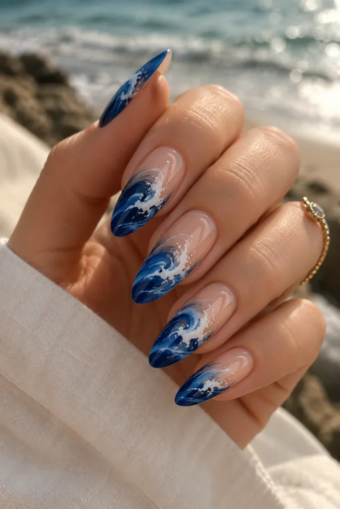 Deep Sea Blue Waves