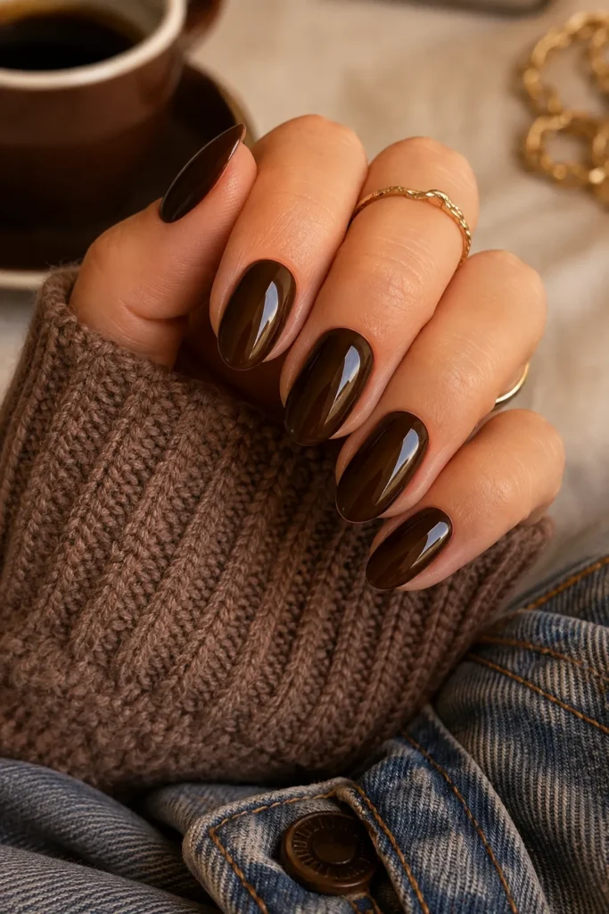 Espresso Gloss Nails