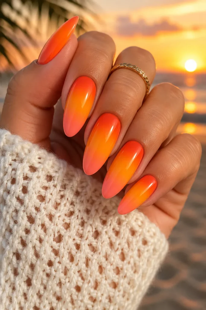 Fiery Orange Fade