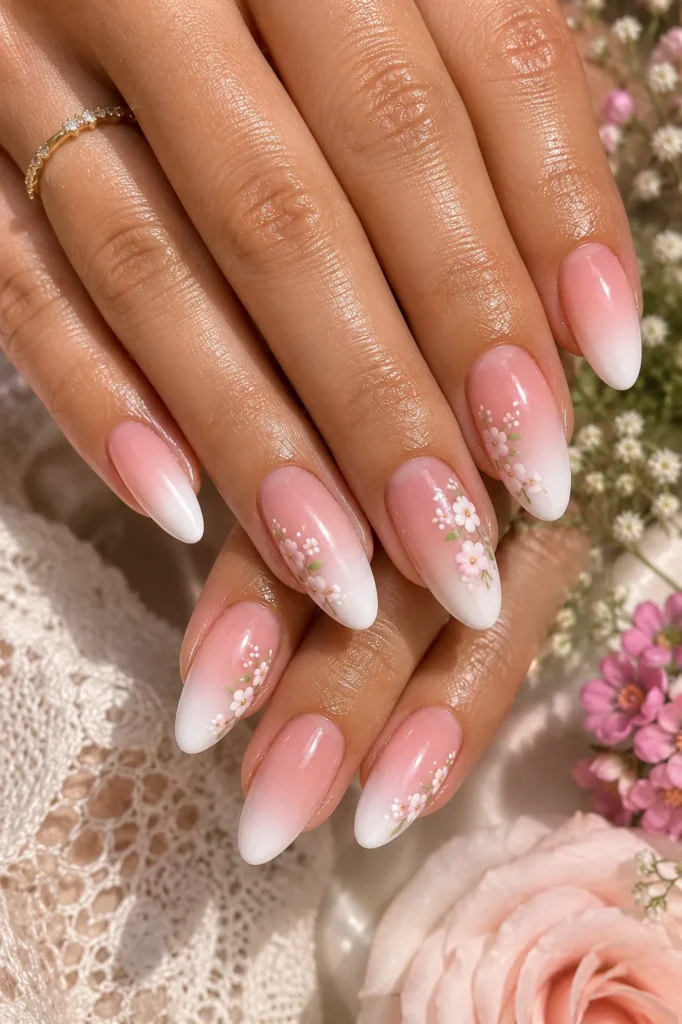 Floral Pink Ombre