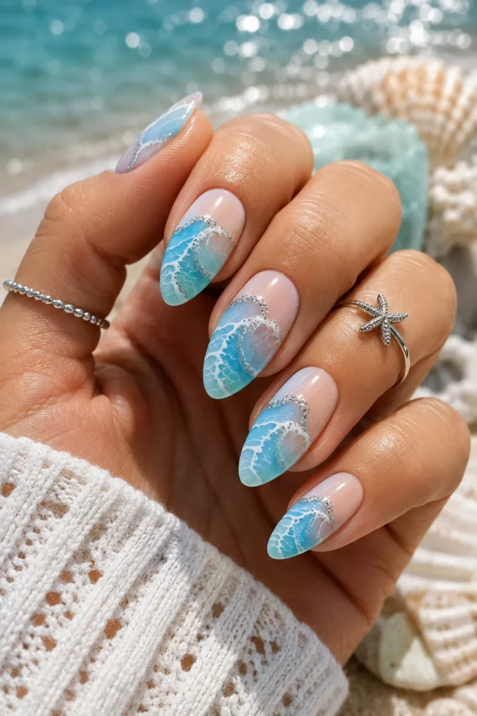 Glittering Wave Crests