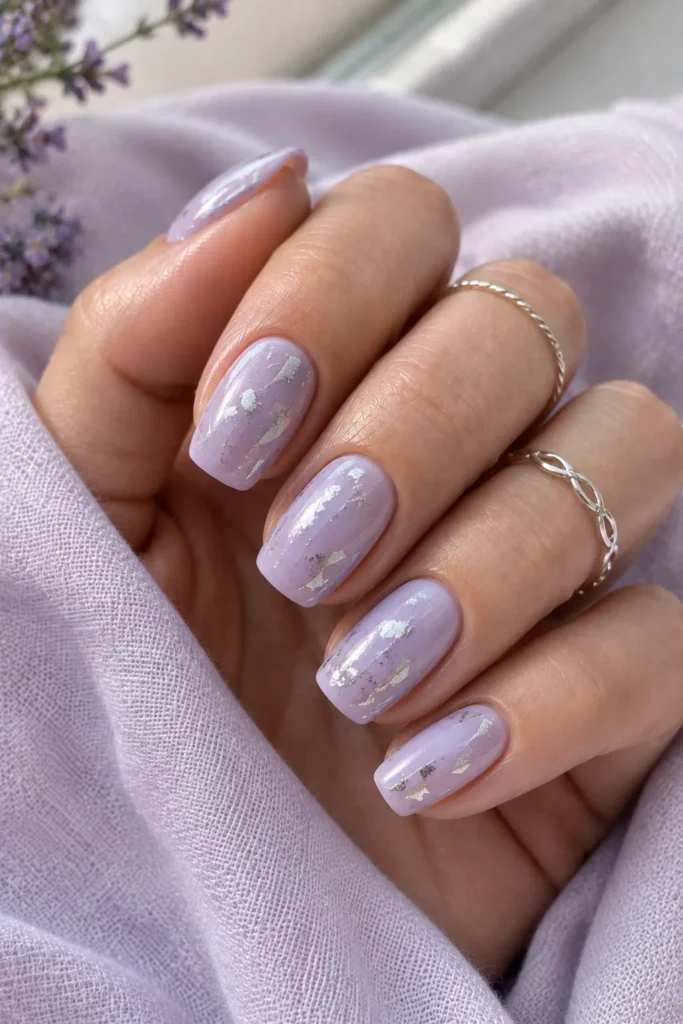 metallic foil nails
