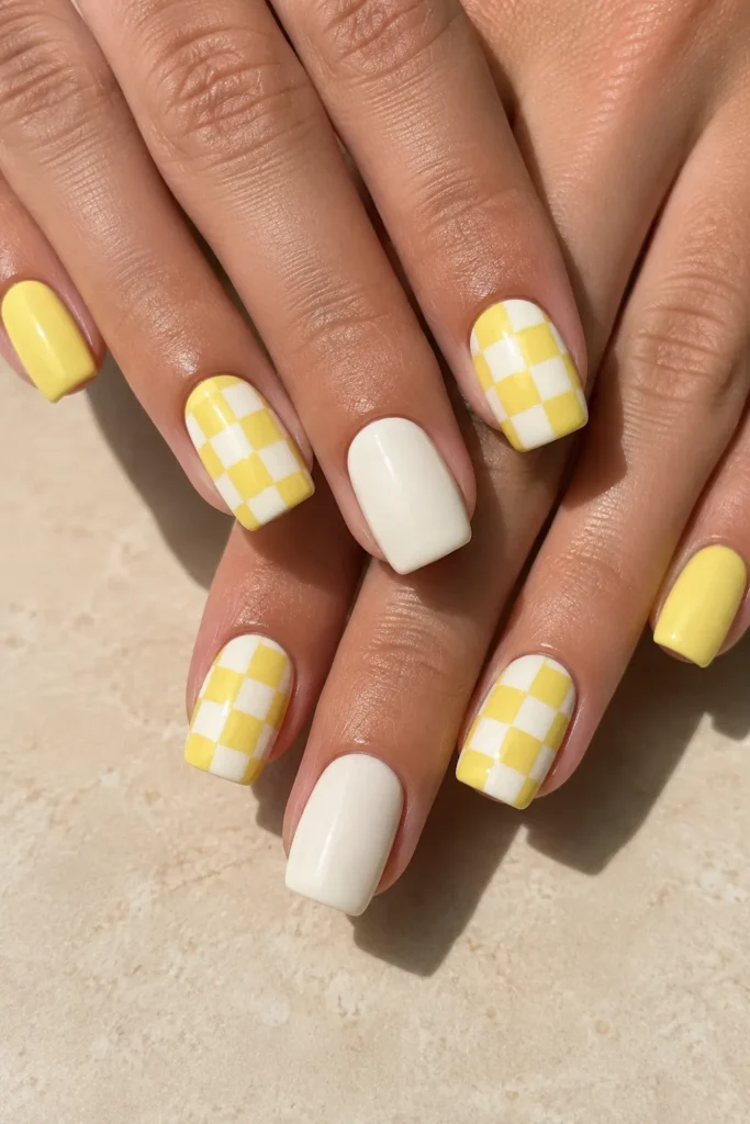 Lemon Checkerboard