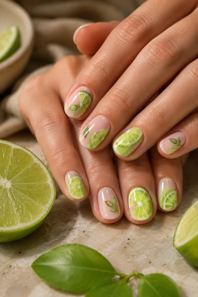 Lime Slice Accents