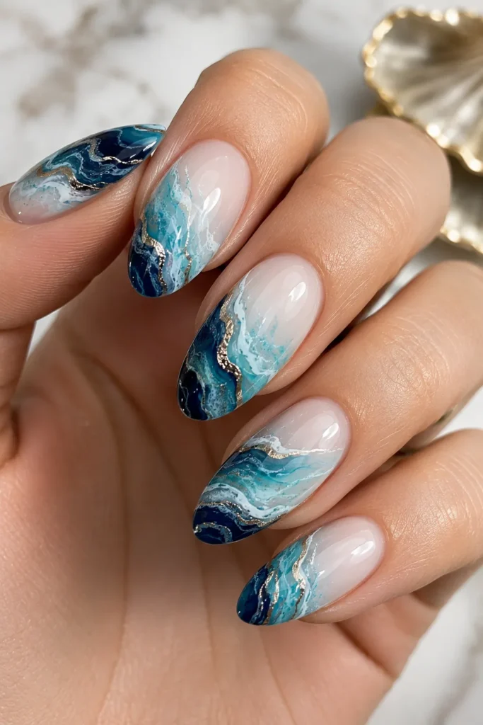 Luxe Ocean Wave Marble