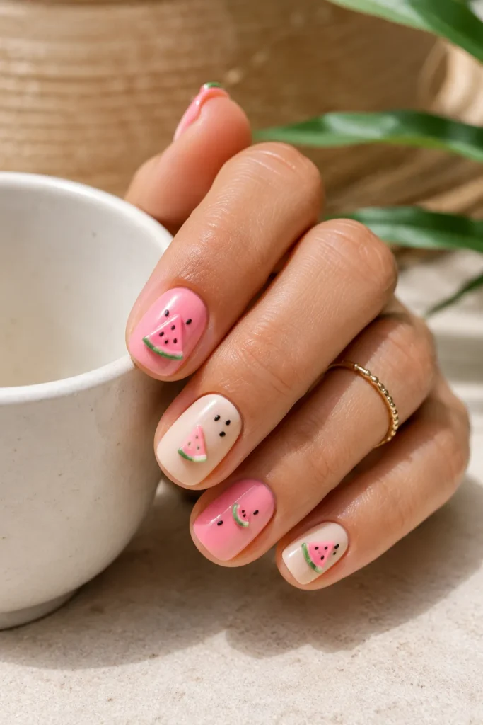 Mini Watermelon Charms