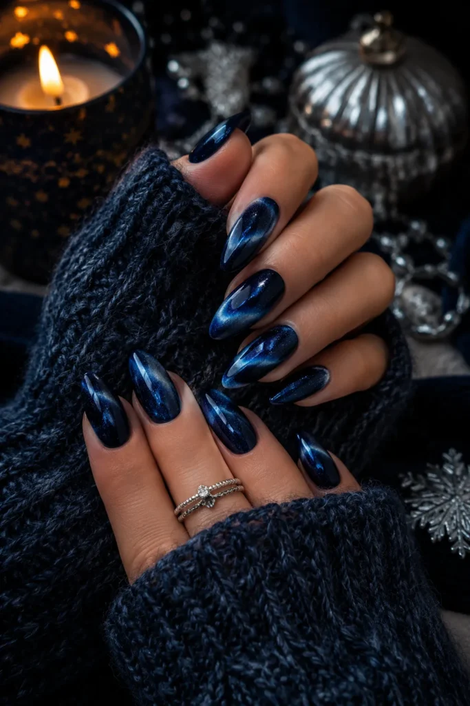 Moody Navy Velvet