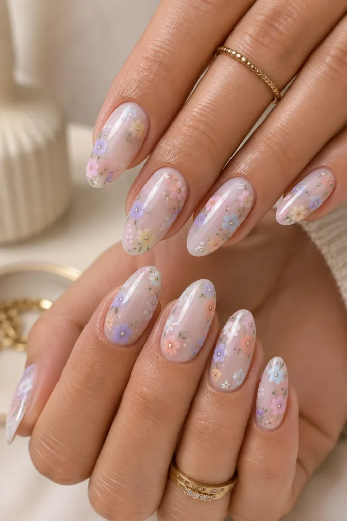 Pastel Flower Garden