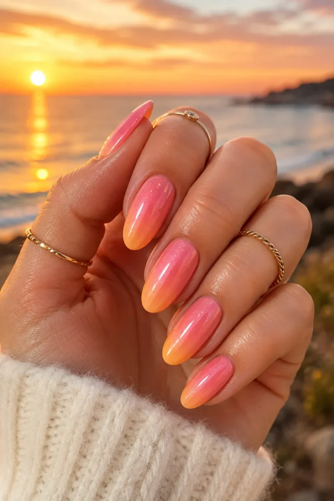 Peachy Sunset Glow