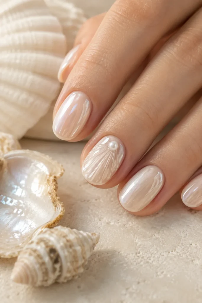 Pearl Oyster Nails