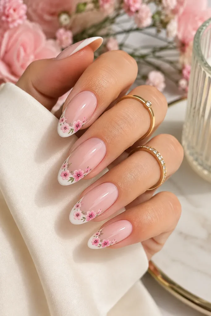 Pink Floral French