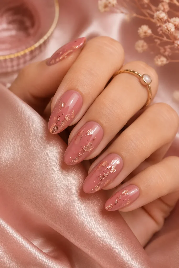 Pink Gold Foil
