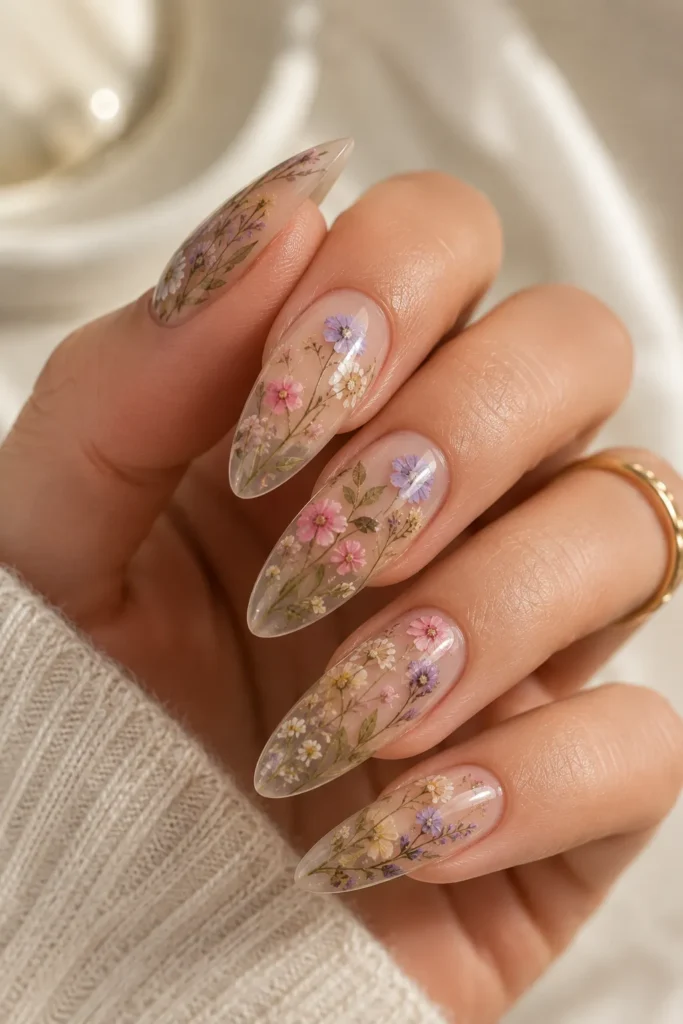 Pressed Flower Look