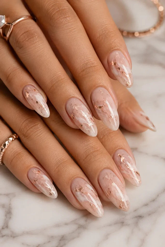 Rose Gold Marble
