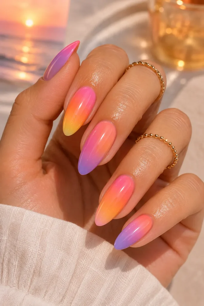 Sunset Rainbow Gradient