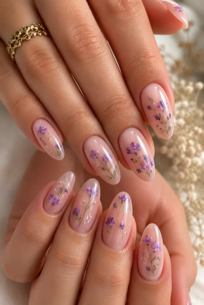 Tiny Lavender Blooms