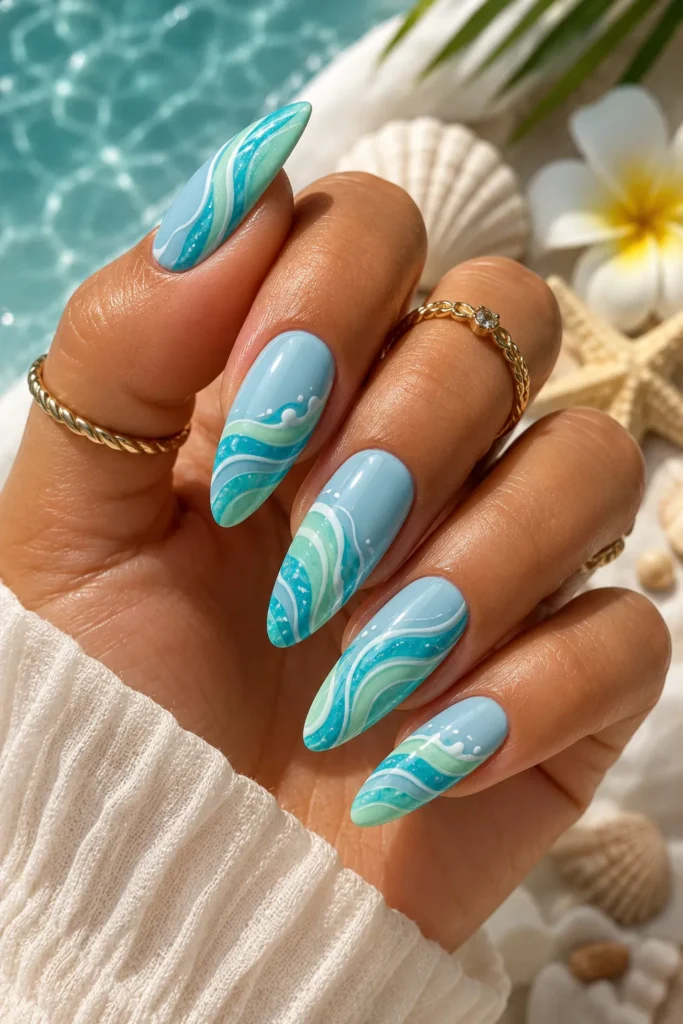 Tropical Aqua Waves