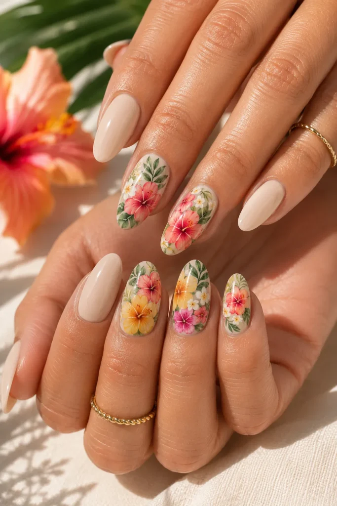 Tropical Floral Accents