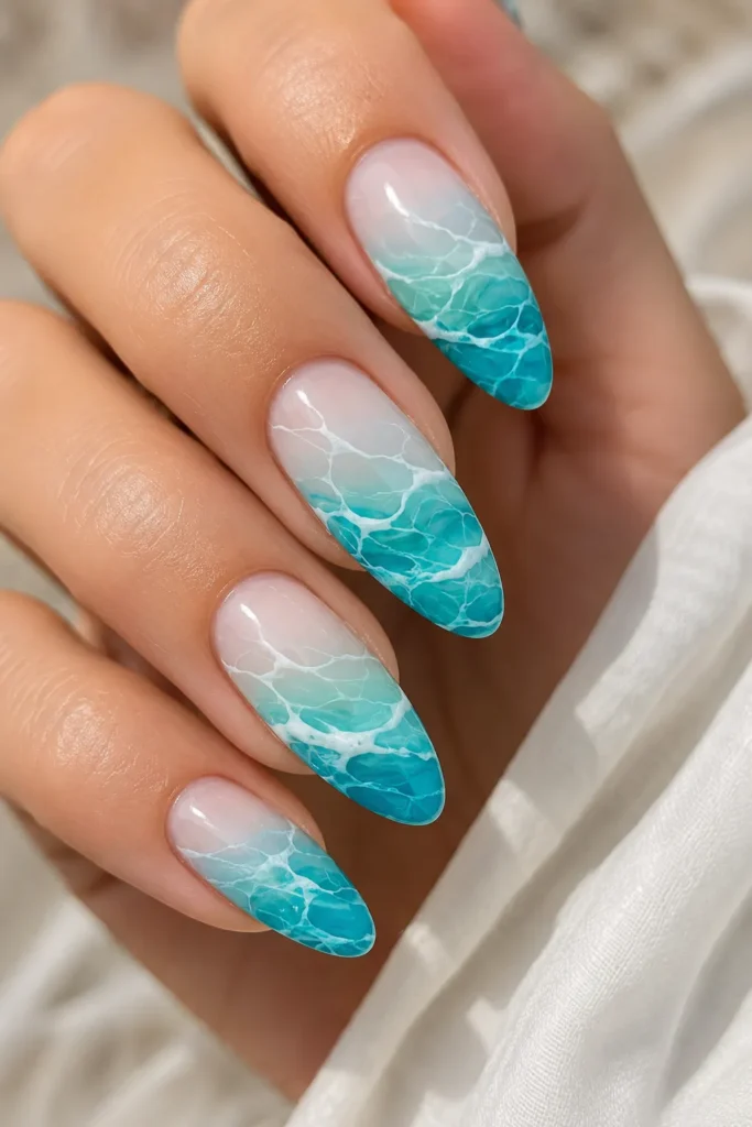 Turquoise Coastal Waves