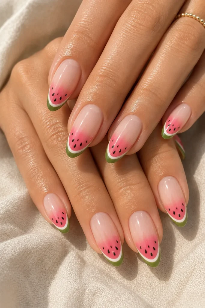 Watermelon French Fade