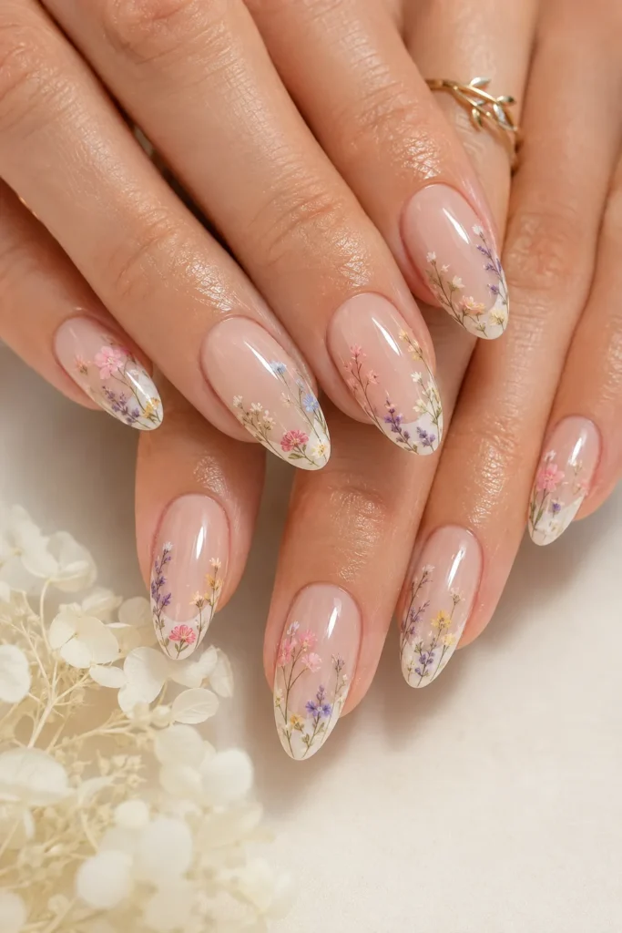 Wildflower French Tips