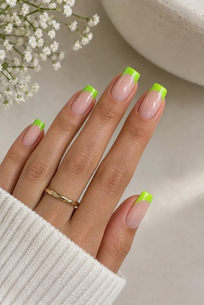 Acid Green Tips